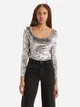 Лонгслів довгий жіночий Levi's 334101971 L Сірий (1159810462) - зображення 3
