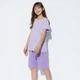 Детский костюм UNIQLO AIRISM футболка и шорты 1159811666 (Фиолетовый, 155-165) - изображение 1