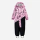 Детский зимний слитный комбинезон Joiks Winter '25 KGS-67 80 см Розовый/Черный (J2000000088440) - изображение 1
