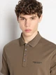 Поло длинное мужское Armani Exchange 308805650 XL Зеленое (1159808369) - изображение 2