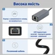 Мережевий адаптер USB Type-C - RJ45 LAN Ethernet Гігабіт 1000 Мбіт/с Aluminium Dark Grey (48737) - зображення 8