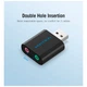Звуковая плата Vention Audio USB 2х3, 5mm jack Metal (VAB-S17-B) - изображение 9