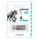 USB флеш накопитель Wibrand 4GB Cougar Silver USB 2.0 (WI2.0/CU4P1S) - изображение 2