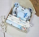Набор пеленок для новорожденных a.l.babybox Панда индеец №2 Голубой - изображение 1