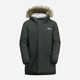 Дитяча зимова куртка-парка довга для хлопчика Jack Wolfskin Cosy Bear Jacket K 1610091_T0137 116 см Зелена (4064886344975) - зображення 4