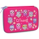 Пенал Cool For School с тиснением 1 отделение Фуксия (QT-5626-Rosered) - изображение 1