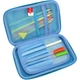 Пенал Cool For School с тиснением 1 отделение Голубой (QT-3992-Blue) - изображение 2