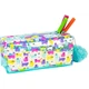 Пенал Cool For School голографический с помпоном 1 отделение голубой (CF87073) - изображение 2