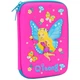 Пенал Cool For School с тиснением 1 отделение Фуксия (QT-5625-Rosered) - изображение 1
