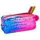 Пенал Cool For School с пайетками и помпоном 1 отделение розовый (CF87053) - изображение 2