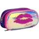 Пенал Cool For School 2 отделения неоновый с помпоном Красный (CF6618-red) - изображение 1