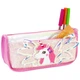 Пенал Cool For School с блестками 2 отделения розовый (CF87064) - изображение 2