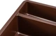 Кухонная мойка GRANADO Under Top Double Marron с сифоном - изображение 5