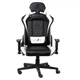 Крісло для геймерів 1stPlayer FK2 Black-White - зображення 2