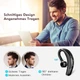 Bluetooth гарнітура CVC6.0 з шумопоглинанням, бездротові навушники з мікрофоном, чорна - зображення 7