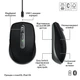 Мышь беспроводная Logitech MX Anywhere 3S for Mac Space Gray (910-006947) - изображение 6