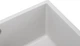 Кухонная мойка GRANADO Under Top L White с сифоном - изображение 4