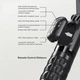 Складнoй портативный штатив монопод со стабилизатором QO9 с подсветкой Bluetooth селфи палка тренога, стабилизатор c LED лампой, 70 см - изображение 4