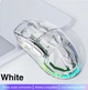 Геймерська акумуляторна бездротова (Bluetooth + 2,4G) миша AULA SC660, PixArt PAW3325, 10000DPI, White (SC660W) - изображение 2