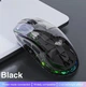 Геймерська акумуляторна бездротова (Bluetooth + 2,4G) миша AULA SC660, PixArt PAW3325, 10000DPI, Black (SC660B) - зображення 3