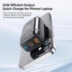 Зарядное устройство Uslion 65W GaN Charger-Dual Ports Travel Charger C+A Black - изображение 3