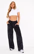 Укорочений топ білий базовий облягаючий з короткими рукавами XL PrettyLittleThing - изображение 4