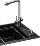Кухонная мойка GRANADO Optimal Estella 5-в-1 Black Shine - изображение 2