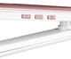 Випрямляч для волосся ECG ZV 1255 Ceramic Wide 75 Вт Білий/Розовий - зображення 5
