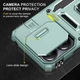 Ударостійкий чохол Camshield Army Ring для Xiaomi Redmi 13C/Poco C65 (Зелений / Light Green) - изображение 5