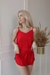 Пижама женская шорты и майка Wendy L-XL красный - изображение 1