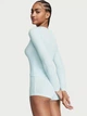 Піжама Модал (сорочка + шорти) Victoria's Secret Modal Henley Short PJ Set S Блакитна (26748269) - изображение 2