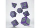 Набор кубиков Pathfinder Goblin Purple & green Dice Set (7 шт.) (SPAT18) - изображение 2