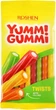 Упаковка жевательных конфет Roshen Yummi Gummi Twists 70 г х 40 шт (4823077636271) - изображение 2
