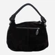 Сумка хобо женская из натуральной кожи большая ARTiS Bags 561 замш/4620 Черная (6501013394) - изображение 2