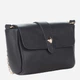 Сумка багет седло женская из натуральной кожи маленькая ARTiS Bags 1602 703 Черная (6501013906) - изображение 3