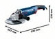 Угловая шлифовочная машина Bosch GWS 24-230 JZ (06018C3300) - изображение 2
