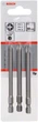 Бита Bosch Extra Hart PH1, PH2, PH3, 89 мм 3 шт (2607001757) - изображение 2