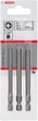 Бита Bosch Extra Hart PZ1/2/3, 89 мм 3 шт (2607001761) - изображение 2