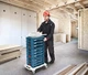 Система зажима Bosch Professional i-BOXX active rack 1 шт (1600A016ND) - изображение 3