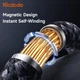 Кабель швидкого заряджання з магнітною функцією Mcdodo USB-A to USB-C 6A Magnetic Self-Winding Data Cable 1.2m CA-5650 - зображення 5