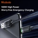 Кабель швидкого заряджання з магнітною функцією Mcdodo USB-A to USB-C 6A Magnetic Self-Winding Data Cable 1.2m CA-5650 - зображення 6