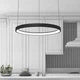 Підвісний світильник Friendlylight Santorini 58 LED 50W 3000/4000K Black FL3014 - зображення 1