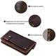 Кошелек мужской кожаный для карточек Vintage leather-14193 Коричневый - изображение 17
