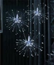 Світлодіодна гірлянда штора "Фейєрверк", 3x0,6м, 500 LED, 5 пучків, 8 режимів, 220V, Білий - зображення 4