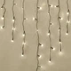 Гирлянда штора дождь Конус 200 LED, 5x0,6м, 8 режимов, черный провод, IP44, Теплый белый - изображение 3