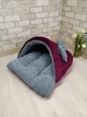 Лежак норка з капюшоном для котів та собак Animals_joy M 70*60 cм (020) - изображение 6