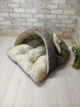 Лежак норка з капюшоном для котів та собак Animals_joy S 60*50 cм (003) - изображение 7