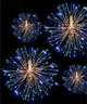 Светодиодная гирлянда штора "Фейерверк", 3x0,6м, 500 LED, 5 пучков, 8 режимов, 220V, Мультиколор - изображение 5