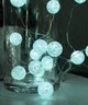 Світлодіодна гірлянда штора "Кришталеві кульки", 3x2м, від USB, 240 LED, 8 режимів, IP44, Холодний білий - зображення 2