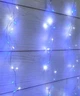 Гірлянда штора роса "Фейєрверк", 3x0,6м, від USB, 200 LED, 8 режимів + статичний, IP44, Синьо-білий - зображення 4